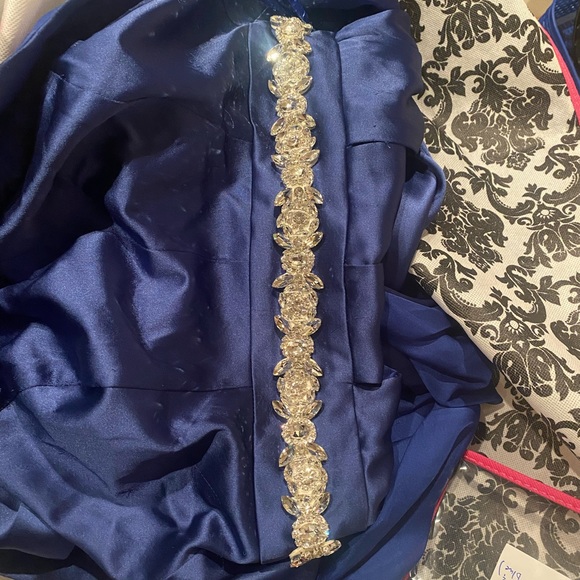 Johnathan Kayne Blue Pageant Jumpsuit size 6 - Picture 8 of 13